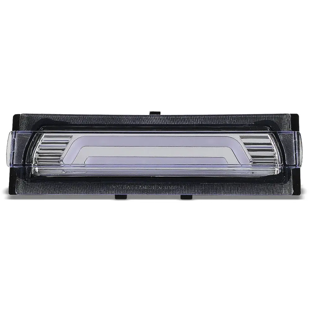 Chrome Housing/Clear Lens 3D Led Bar Rear Third Brake Light For 91-96 Corvette 1