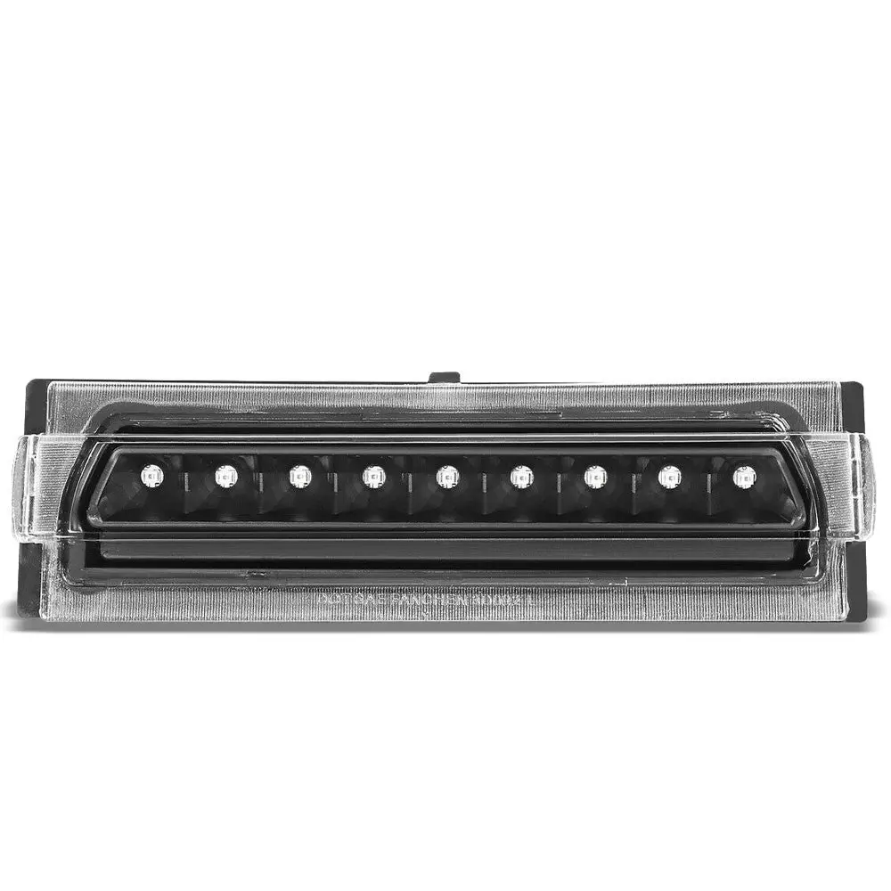 Black Housing/Clear Lens Led Rear Tail Third Brake Light For 91-96 Corvette C4 1