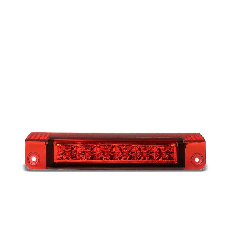 Chrome Housing Red Lens Led Rear 3Rd Third Brake Light For 03-17 Express 1500 1