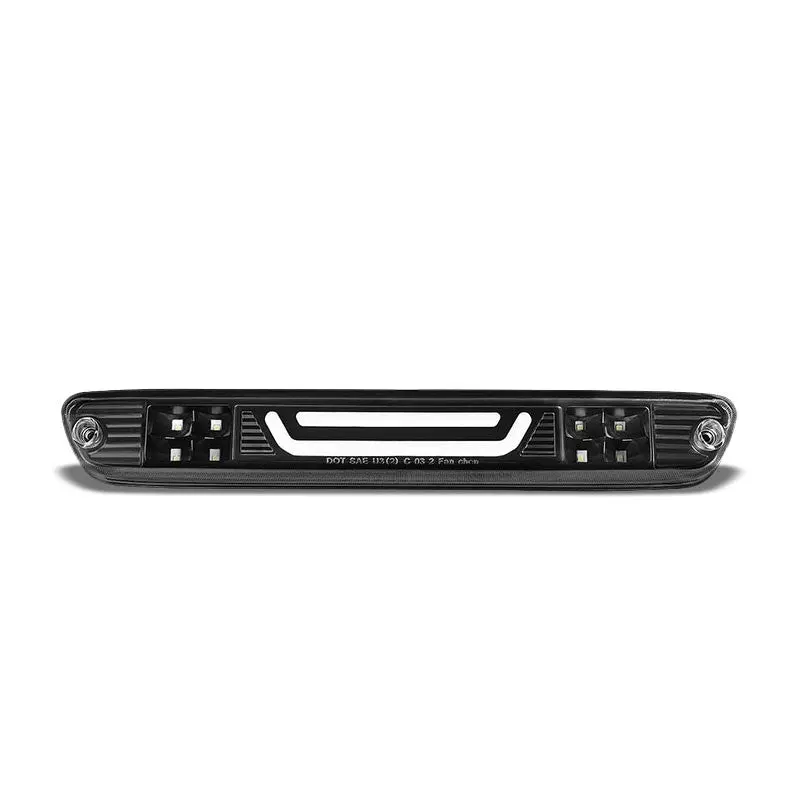 Black Housing Clear Len 3D Led Rear Third Brake & Cargo Light For 04-12 Colorado 1