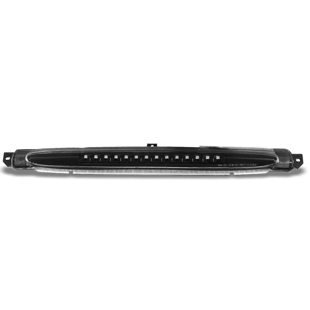 Black Housing/Clear Lens Led Rear Tail Third Brake Light For 02-09 Gmc Envoy 1