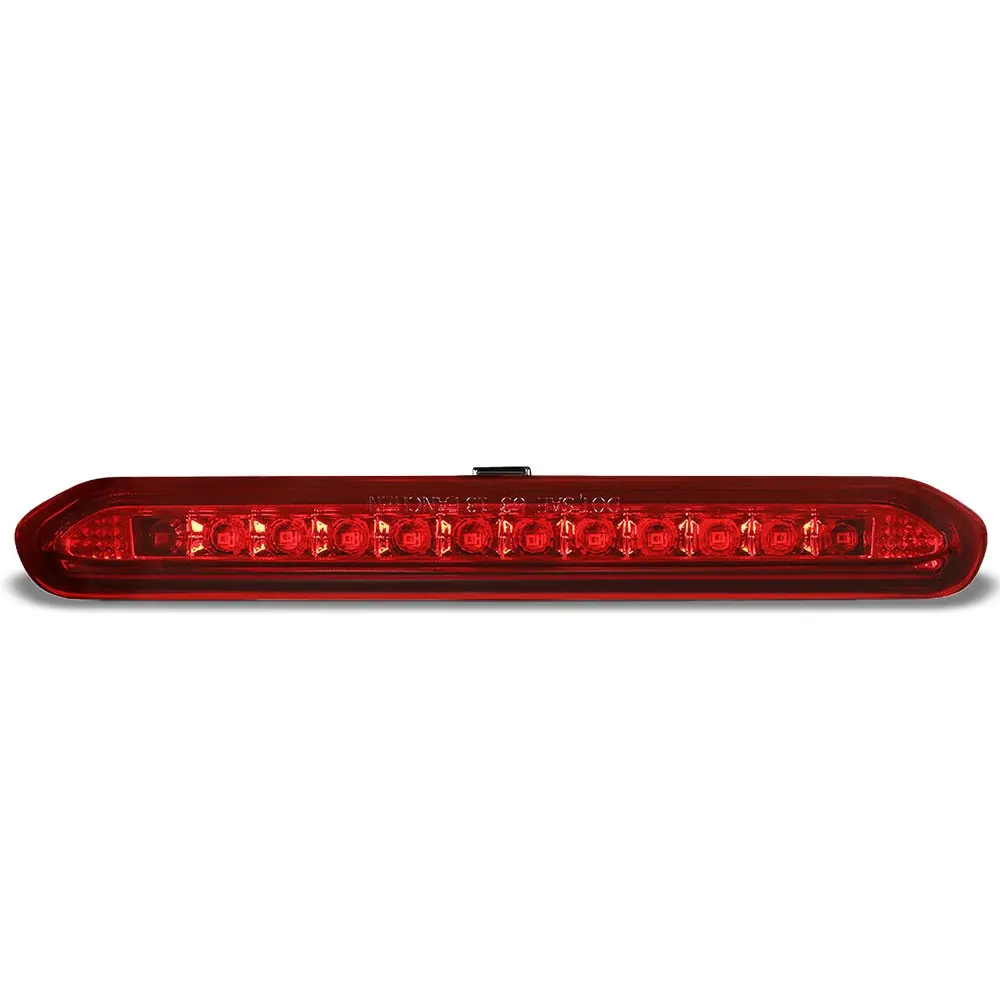 Chrome Housing/Red Lens Led Rear Tail Third Brake Light For 15-18 Chevrolet Trax 1