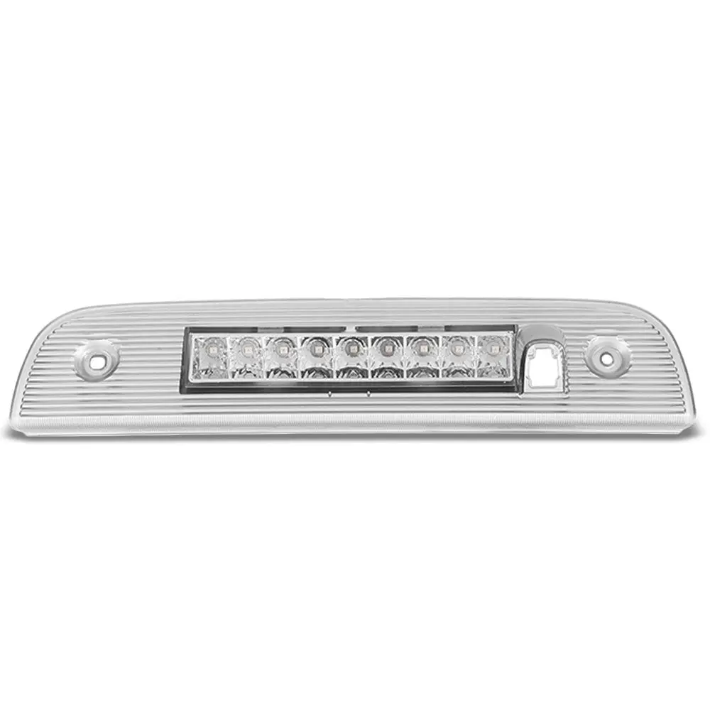 Chrome Housing/Clear Lens Led Rear Tail Third Brake Light For 07-12 Dodge Nitro 1