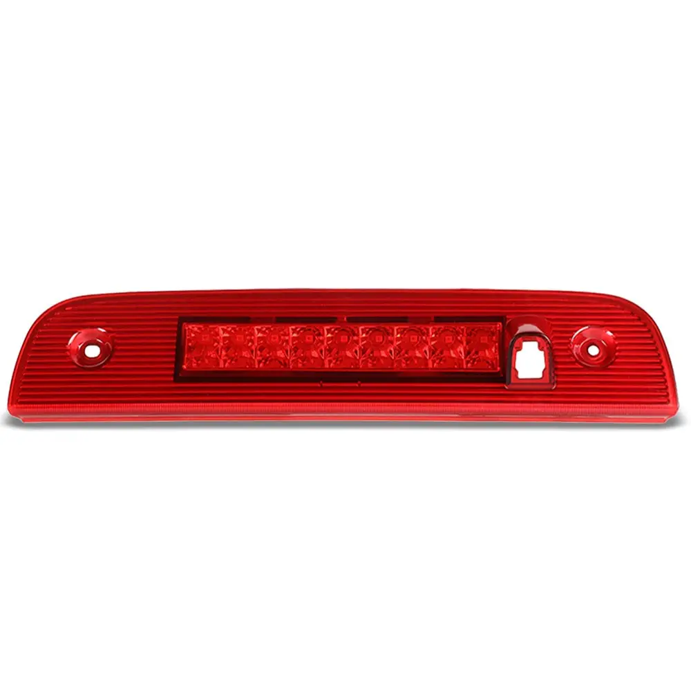 Chrome Housing/Red Lens Led Rear Tail Third Brake Light For 07-12 Dodge Nitro 1