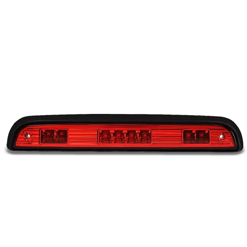 Chrome Housing Red Lens Led Rear 3Rd Third Brake Light Lamp For 92-96 Ford F-150 1