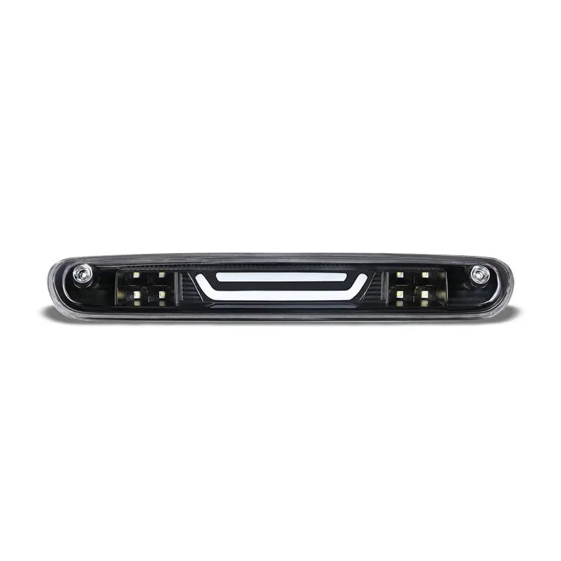 Black Housing Clear Lens 3D Led Rear Third Brake & Cargo Light For 07-14 Sierra 1