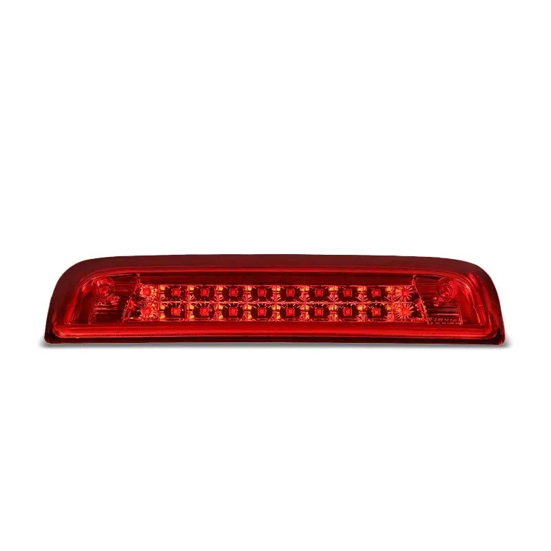 Chrome Housing Red Lens Led Cargo+Third Brake Light For 14-20 Silverado/Sierra 1