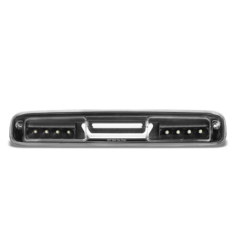 3D Led Rear Third Brake Light Black Housing Clear Lens For 99-06 Gmc Sierra 1