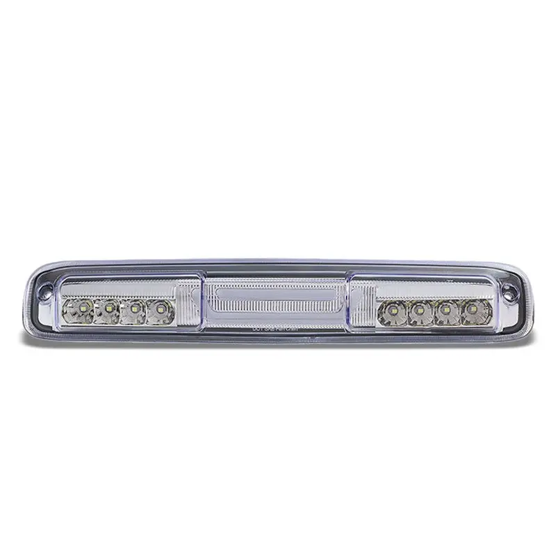3D Led Rear Third Brake Light Chrome Housing Clear Len For 99-06 Chevy Silverado 1