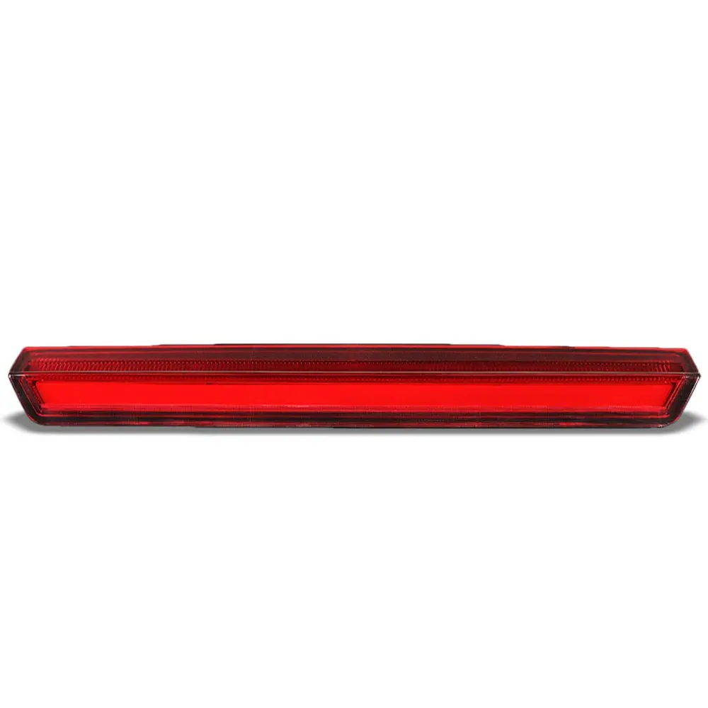 Chrome Housing/Red Lens Led Rear Tail Third Brake Light For 15-20 Chevy Suburban 1
