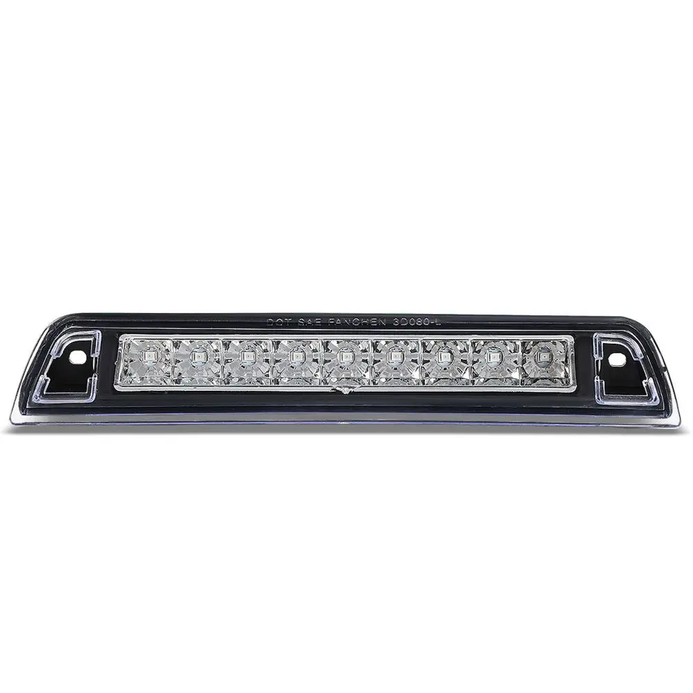 Chrome Housing/Clear Lens Led Rear Tail Third Brake Light For 06-14 Ridgeline 1