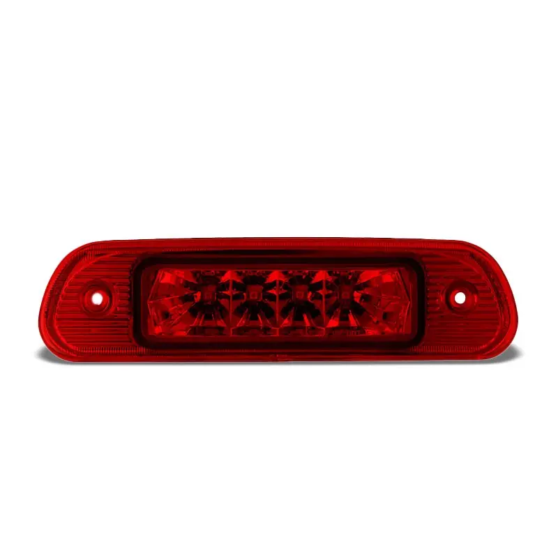 Chrome Housing Red Len Third Brake Led Light For Jeep 99-04 Grand Cherokee Wj 1