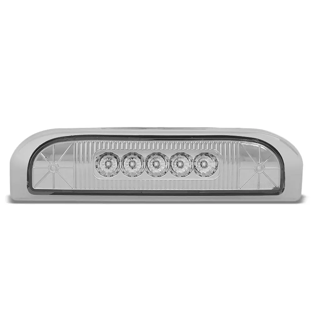Chrome Housing/Clear Lens Led Rear Tail Third Brake Light For 09-14 Nissan Cube 1
