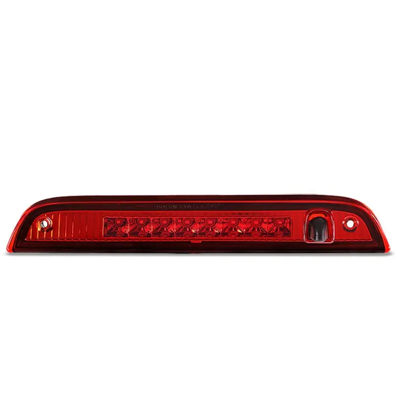 Red Lens/Chrome Housing Full Led Rear Third Brake Light For 07-17 Jeep Patriot 1