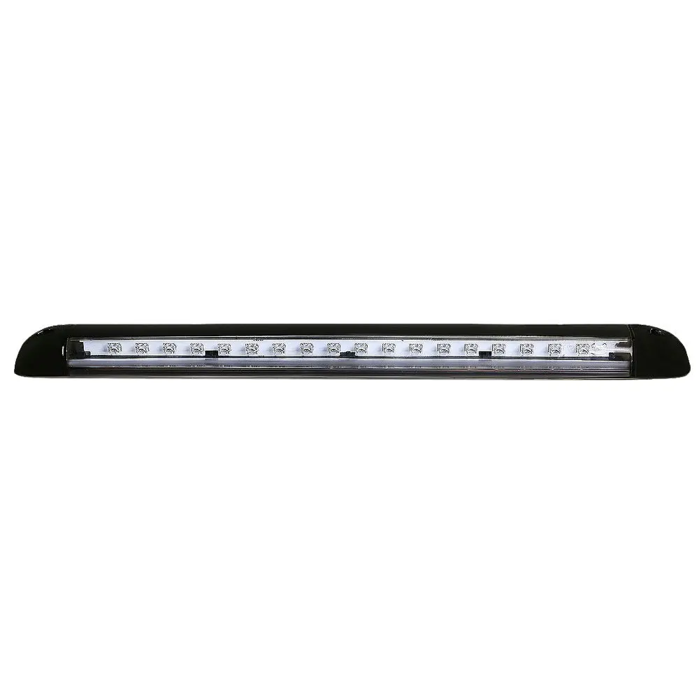 Black Third Brake/Reverse Red/White Led Light For 92-04 C/K1500-C/K2500 Suburban 1
