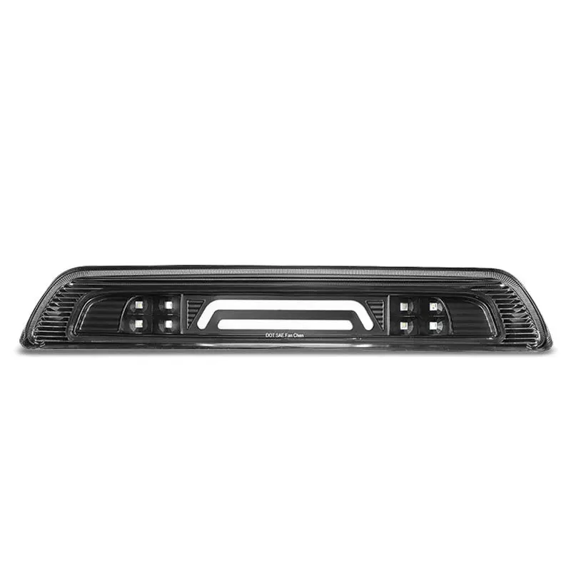 Black Housing Clear Lens 3D Led Rear Third Brake & Cargo Light For 07-20 Tundra 1