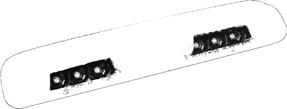 [Brake & Cargo Led] Clear Len Third Brake Light For 94-10 Mazda B-Series Pickup 1