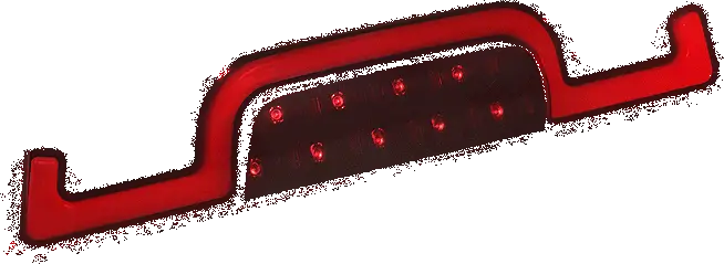 [Brake & Cargo Led] Red Len/Red Third Brake Light For 14-22 Silverado Sierra Hd 1