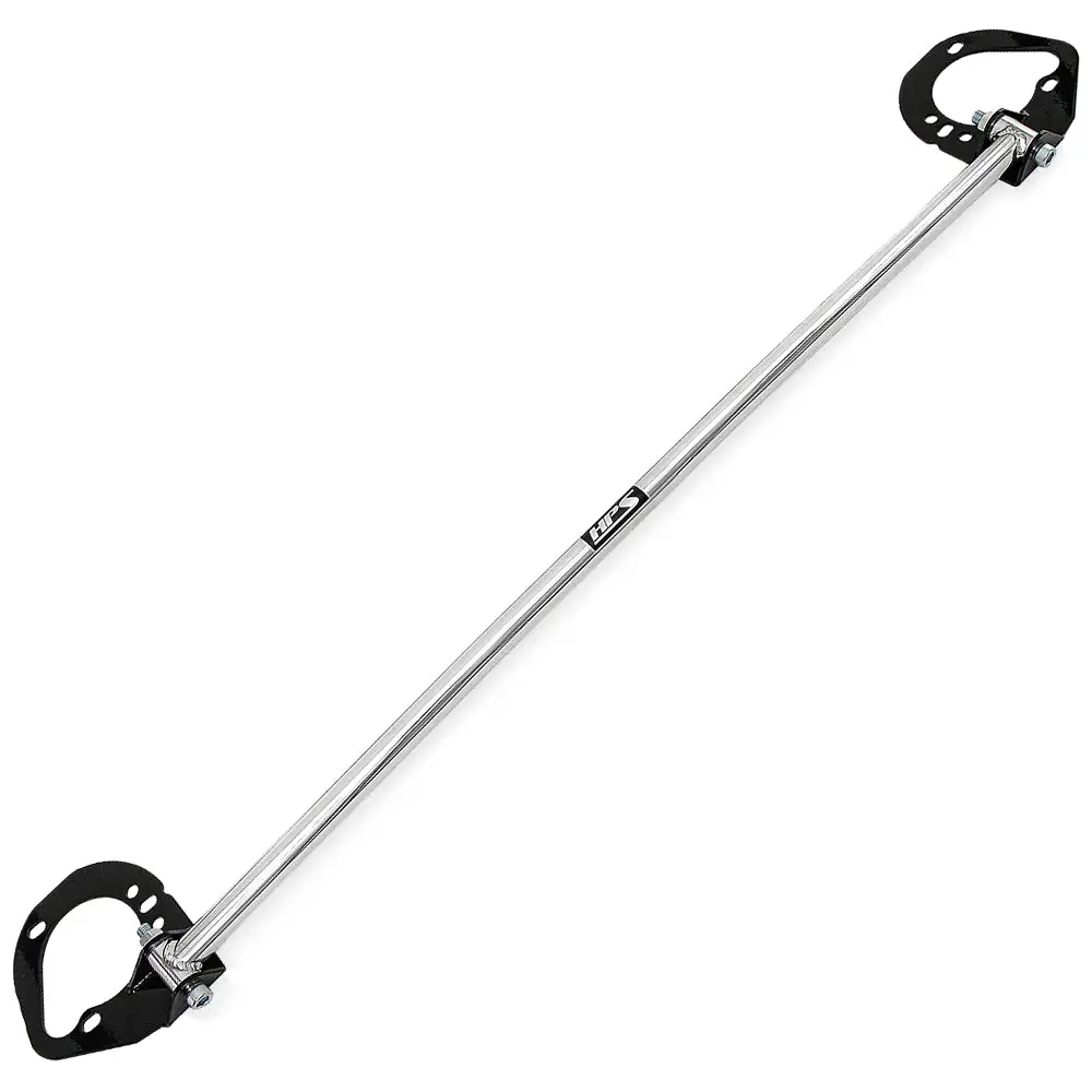 Hps Polish Front Upper Strut Tower Brace Bar Hollow Round For 02-06 Bmw 3-Series Coupe/Sedan/Conv 1