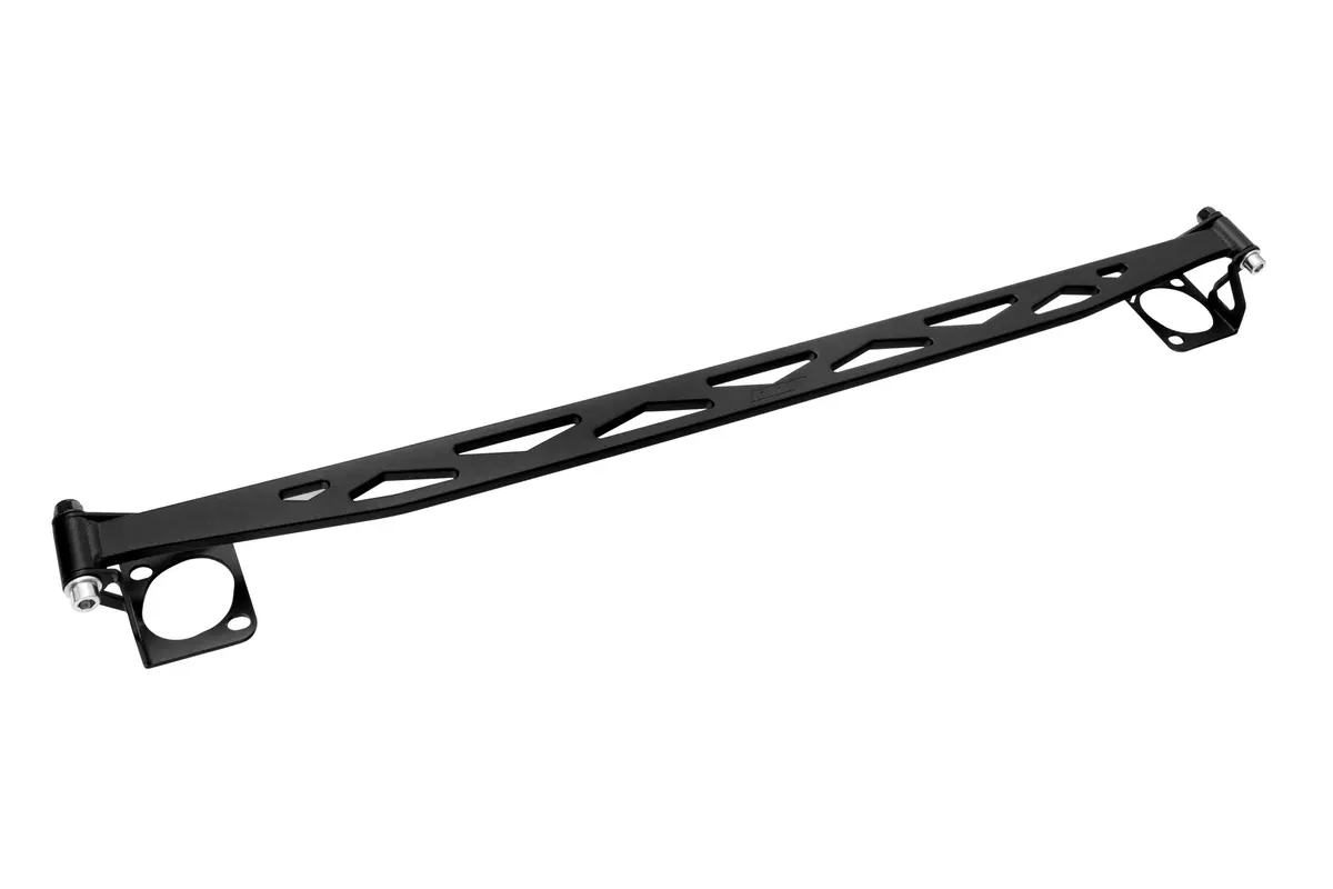 Hps Black Front Upper Strut Tower Brace Bar Solid Aluminum For 94-01 Acura Integra Dc2 1