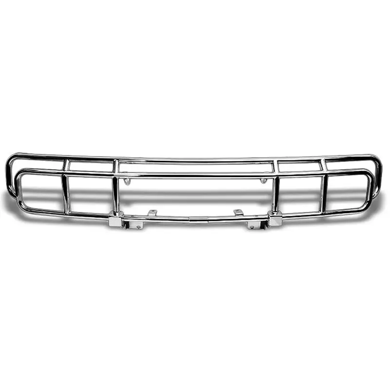 Chrome Front Bull Bar Bumper Brush Grille Guard For 03-09 Hummer H2 4Dr 1