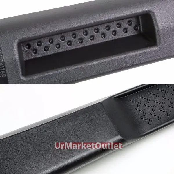 (Factory Style Black) Running Board Nerf Bar For 07-18 Jeep Wrangler 2-Door (Jk) 1