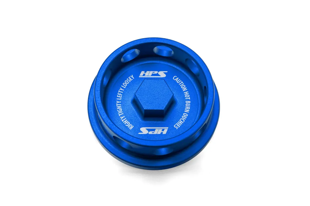 Hps Blue Cnc Billet Aluminum Engine Oil Filler Cap Cover For Subaru 1