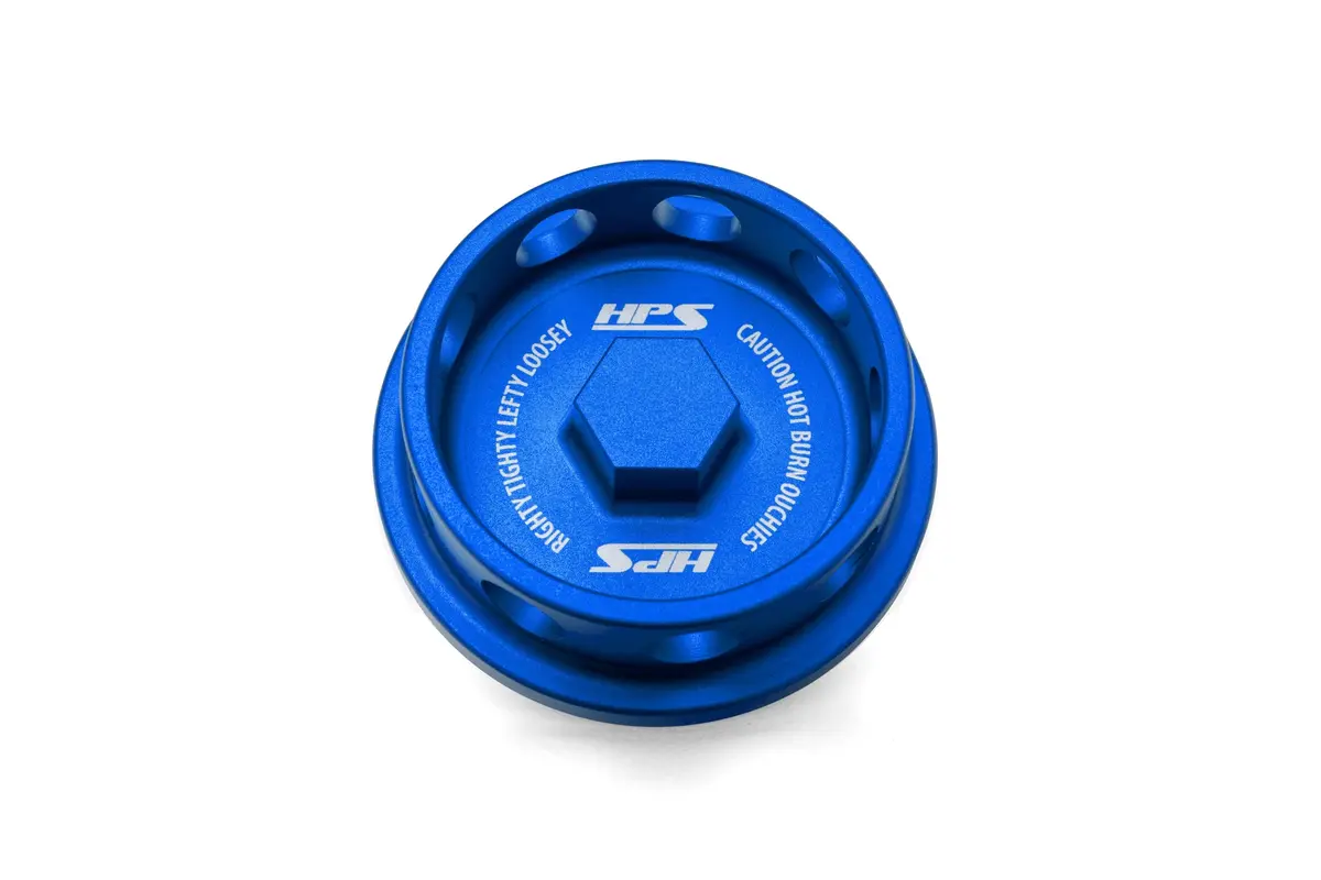 Hps Blue Cnc Billet Aluminum Engine Oil Filler Cap Cover For Mazda 1