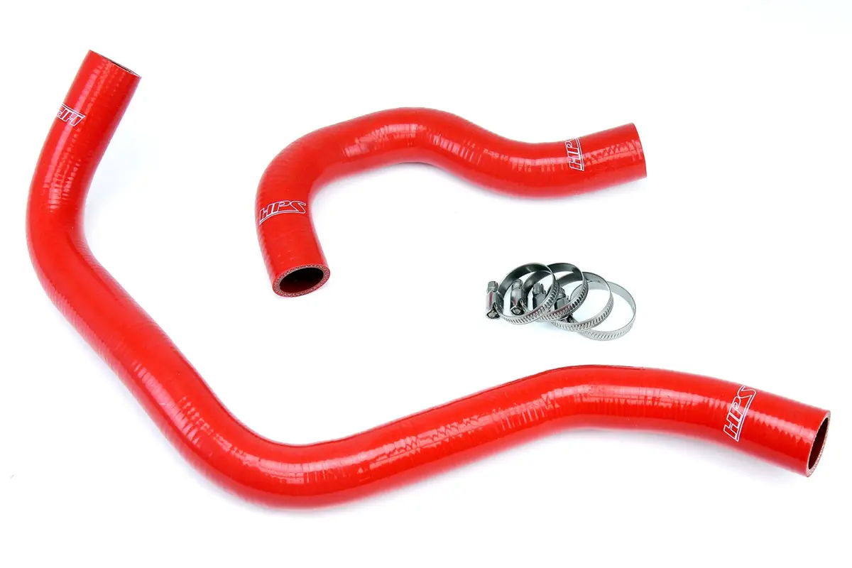 Hps Red 3-Ply Silicone Radiator Coolant Hose Kit For 90-93 Acura Integra Ls Rs Gs Gs-R 1