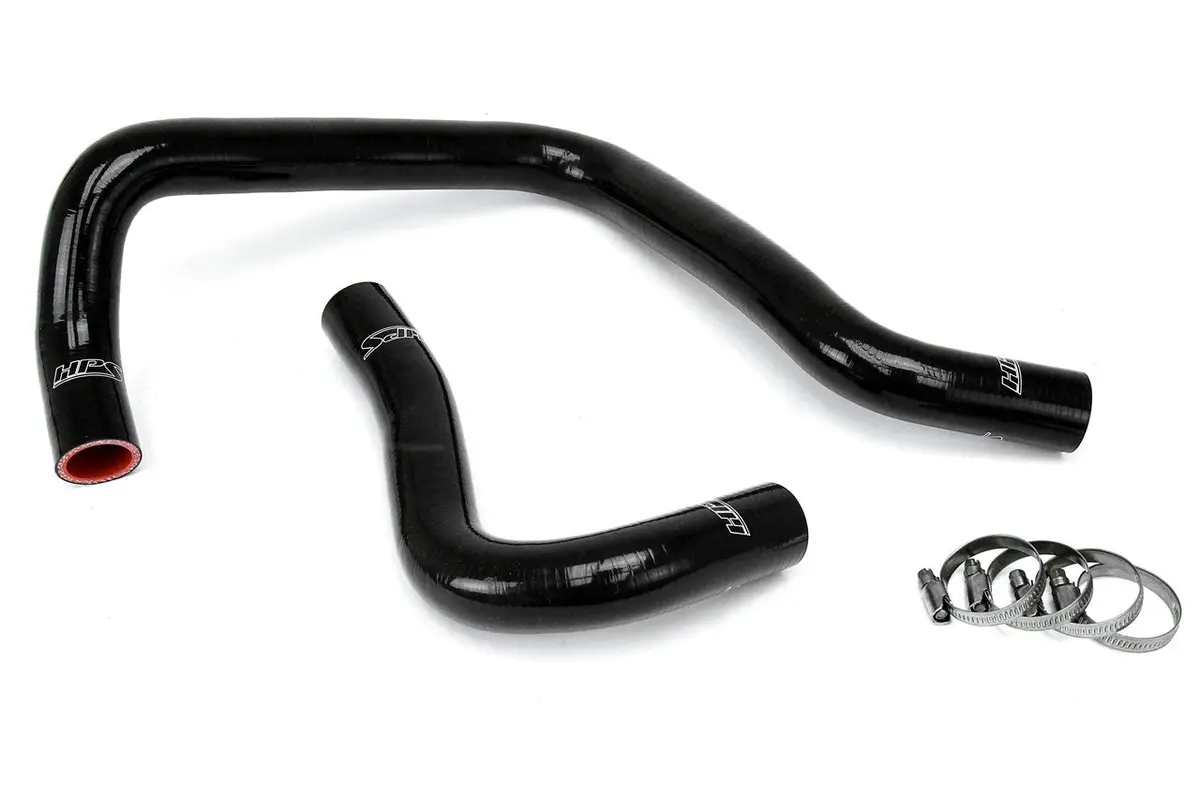 Hps Black 3-Ply Silicone Radiator Coolant Hose Kit For 94-01 Integra B20 / 92-00 Civic Crx Del Sol B18 B20 1