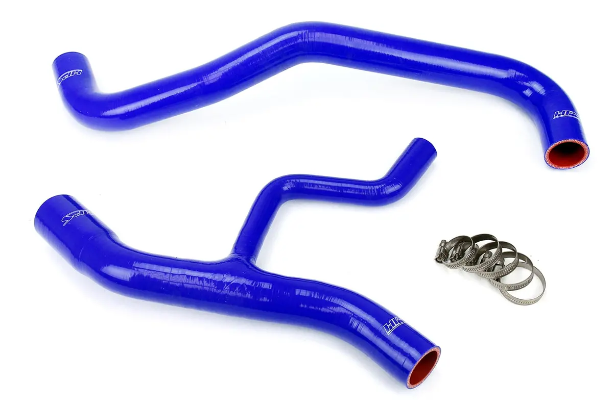 Hps Blue 3-Ply Silicone Radiator Coolant Hose Kit For 02-04 Ford Mustang Gt 1