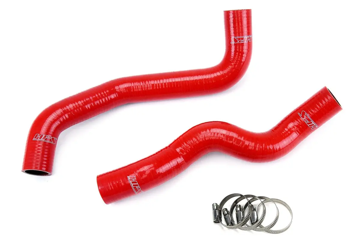 Hps Red 3-Ply Silicone Radiator Coolant Hose Kit For 09-20 370Z / 08-17 Infiniti Ex/G/Q/Qx-Series 1