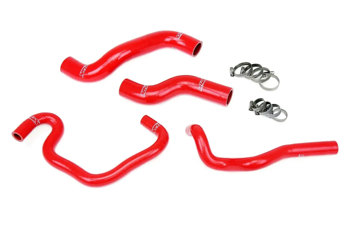 Hps Red 3-Ply Silicone Radiator/Heater Coolant Hose Kit For 95-98 Toyota T100 3.4L V6 1
