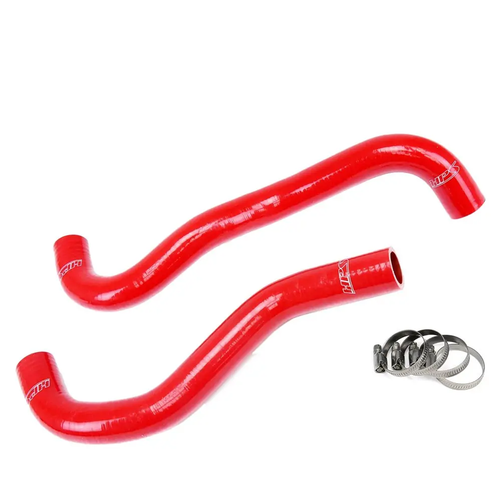 Hps Red 3-Ply Silicone Radiator Coolant Hose Kit For 12-15 Honda Civic Si (Fb6 Sedan / Fg4 Coupe) 1