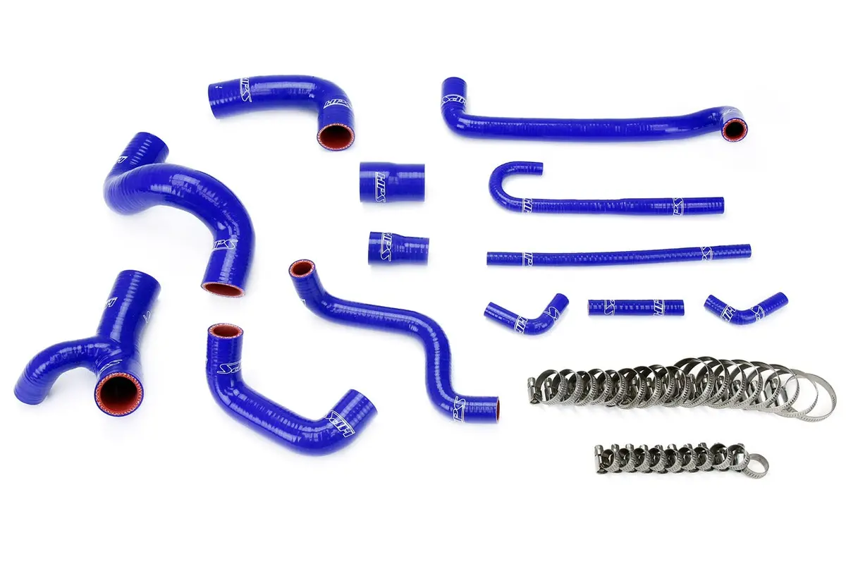 Hps Blue 3-Ply Silicone Radiator/Heater Coolant Hose Kit For 88-91 Bmw E30 M3 Lhd 1