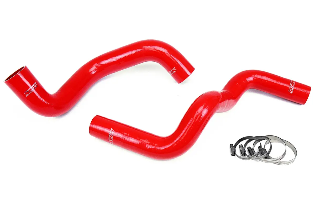 Hps Red 3-Ply Silicone Radiator Coolant Hose Kit For Dodge 96-02 Viper 1