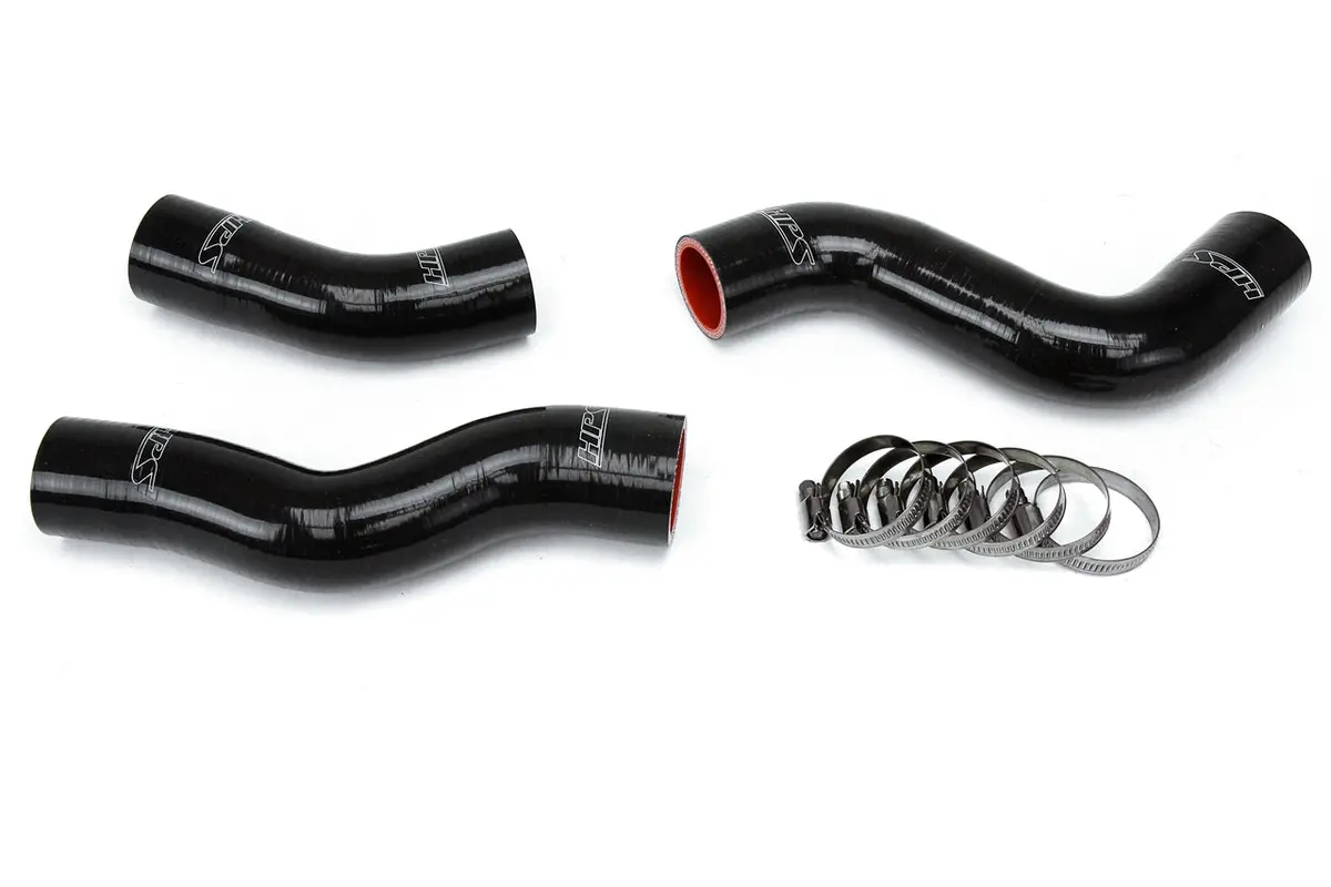 Hps Black 3-Ply Silicone Radiator Coolant Hose Kit For 92-98 Toyota Land Cruiser / 96-97 Lexus Lx450 Fj80 4.5L I6 1