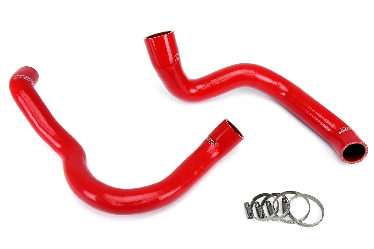 Hps Red 3-Ply Silicone Radiator Coolant Hose Kit For 91-01 Jeep Cherokee Xj 4.0L 1