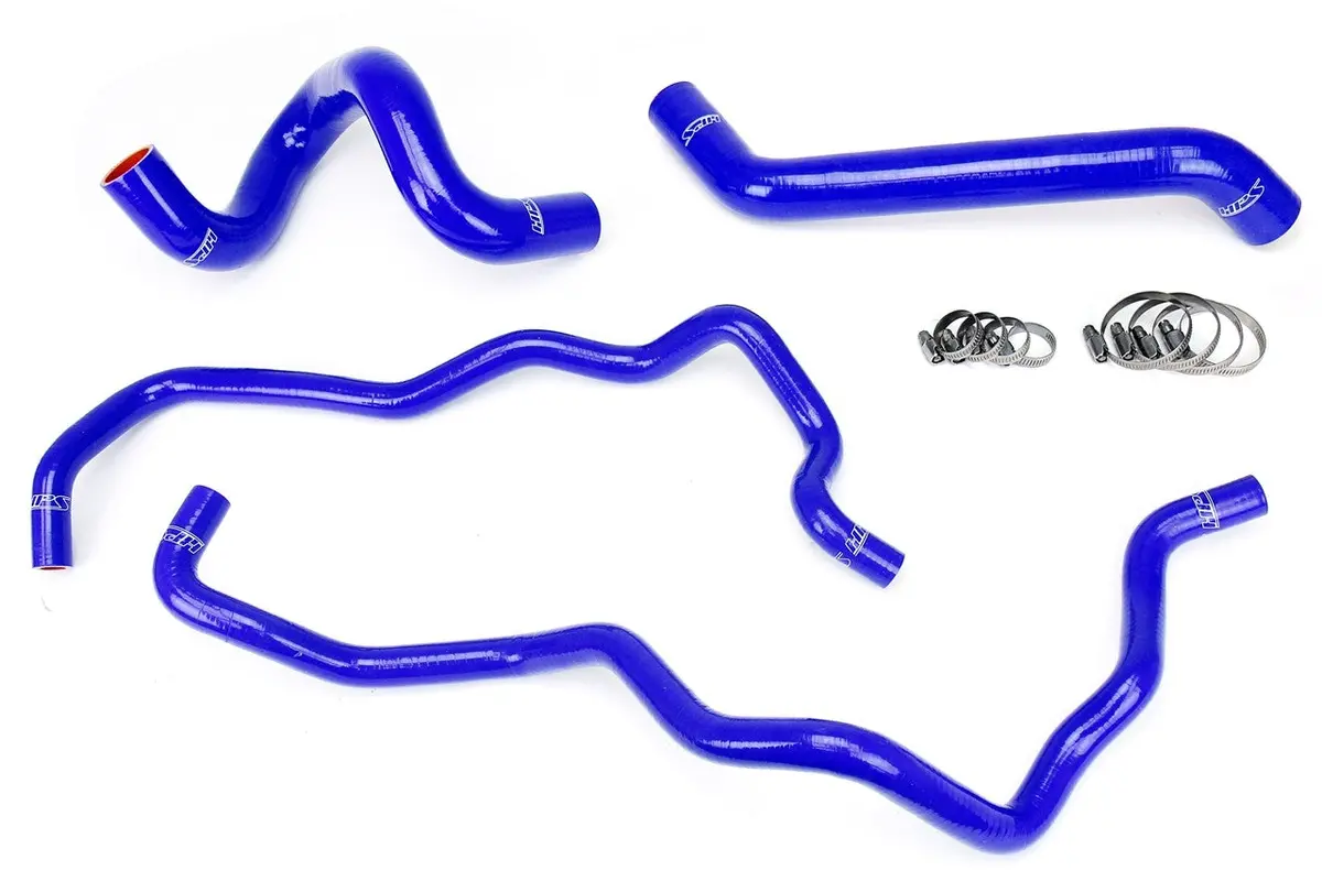 Hps Blue 3-Ply Silicone Radiator/Heater Coolant Hose Kit For 07-11 Jeep Wrangler Jk/Unlimited 3.8L Lhd 1