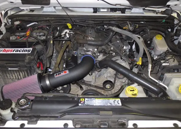 Hps Red 3-Ply Silicone Radiator Coolant Hose Kit For 07-11 Jeep Wrangler Jk & Unlimted 3.8L V6 2