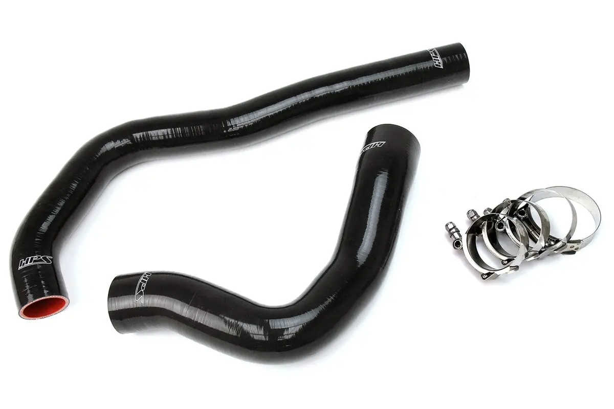 Hps Black 3-Ply Silicone Radiator Coolant Hose Kit For Dodge 99-02 Ram Pickup 5.9L Diesel Cummins 1