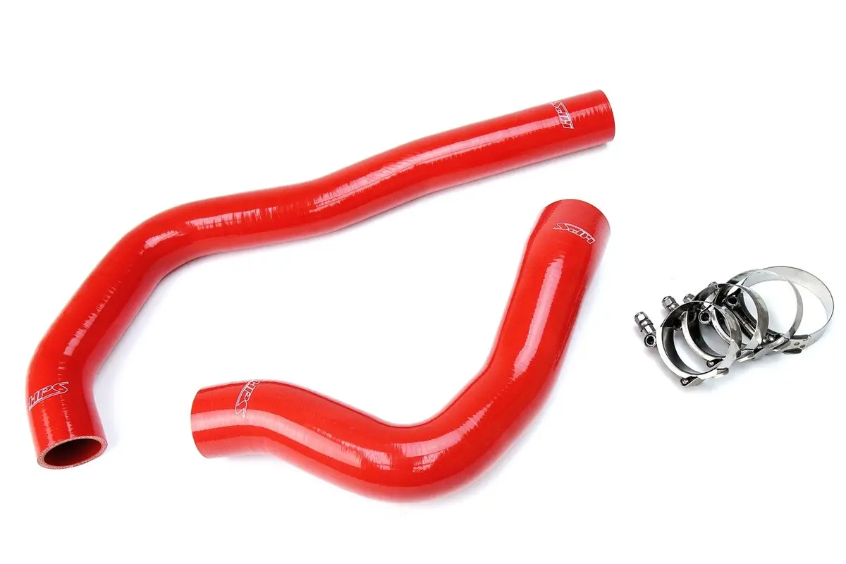 Hps Red 3-Ply Silicone Radiator Coolant Hose Kit For Dodge 99-02 Ram Pickup 5.9L Diesel Cummins 1