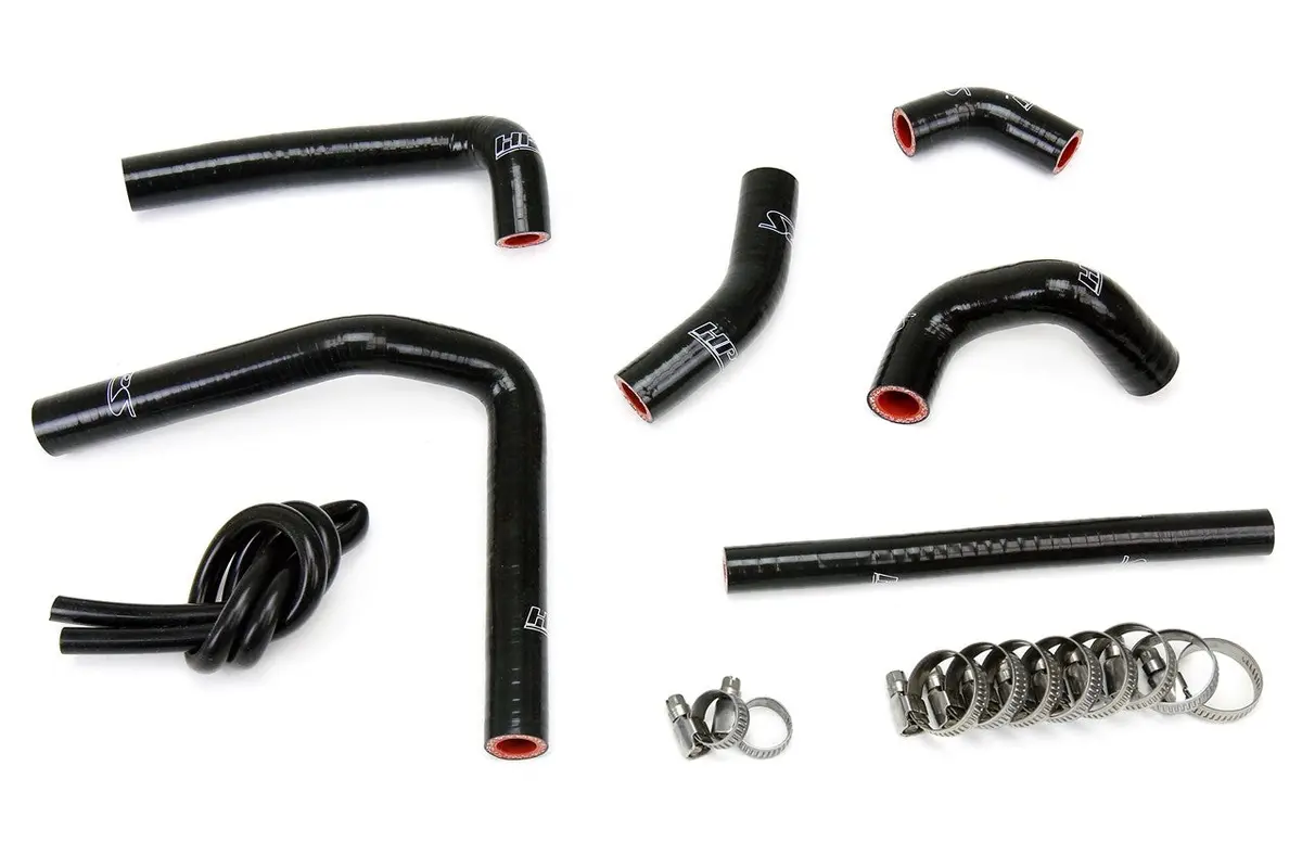Hps Black 3-Ply Silicone Radiator Coolant Hose Kit For 02-07 Honda Cr250r 1