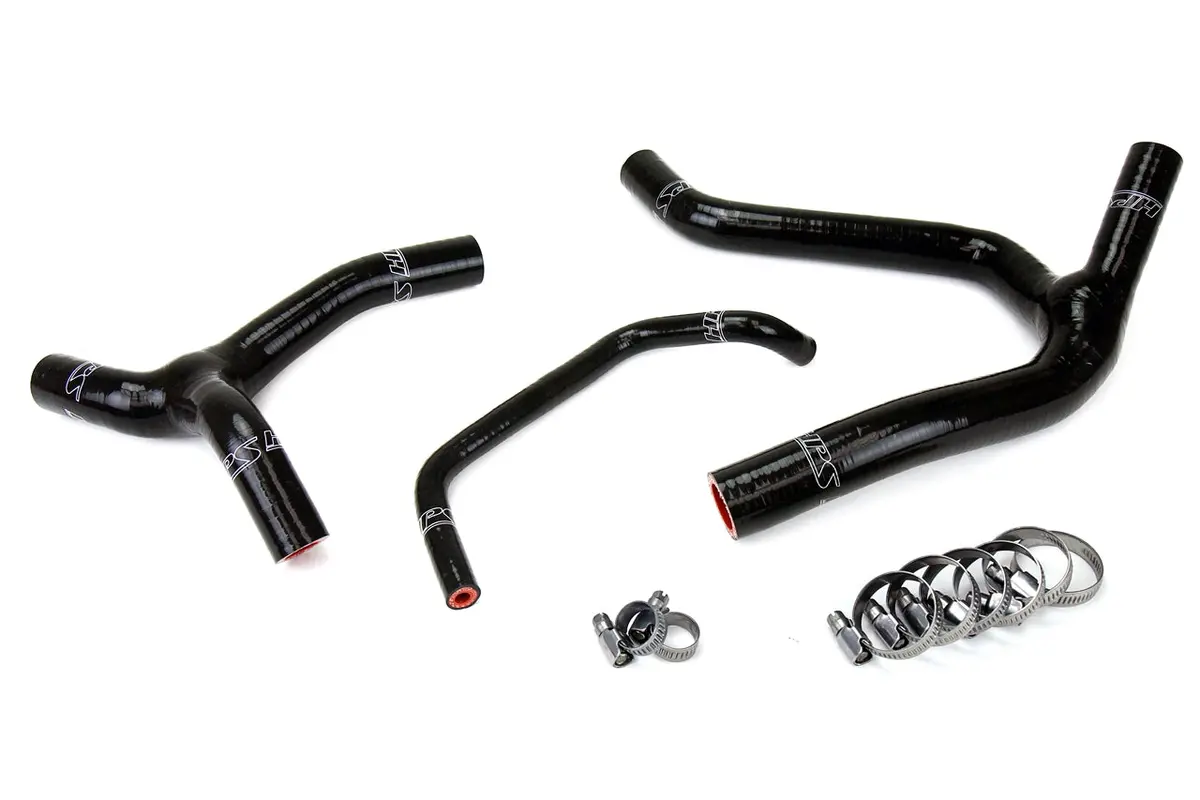 Hps Black 3-Ply Silicone Radiator Coolant Hose Kit For 06-08 Kawasaki Kx450f 1