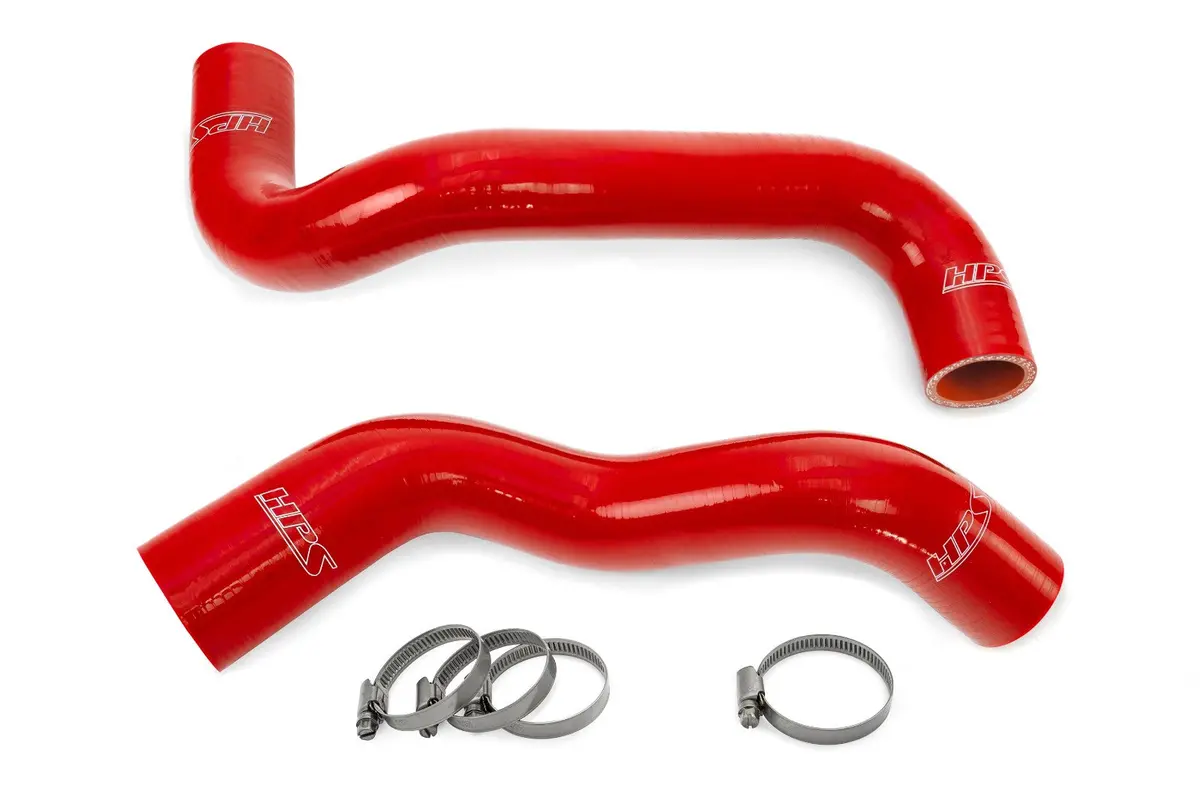 Hps Red 3-Ply Silicone Radiator Coolant Hose Kit For 09-13 Chevrolet Corvette Ls7 Ls3 1