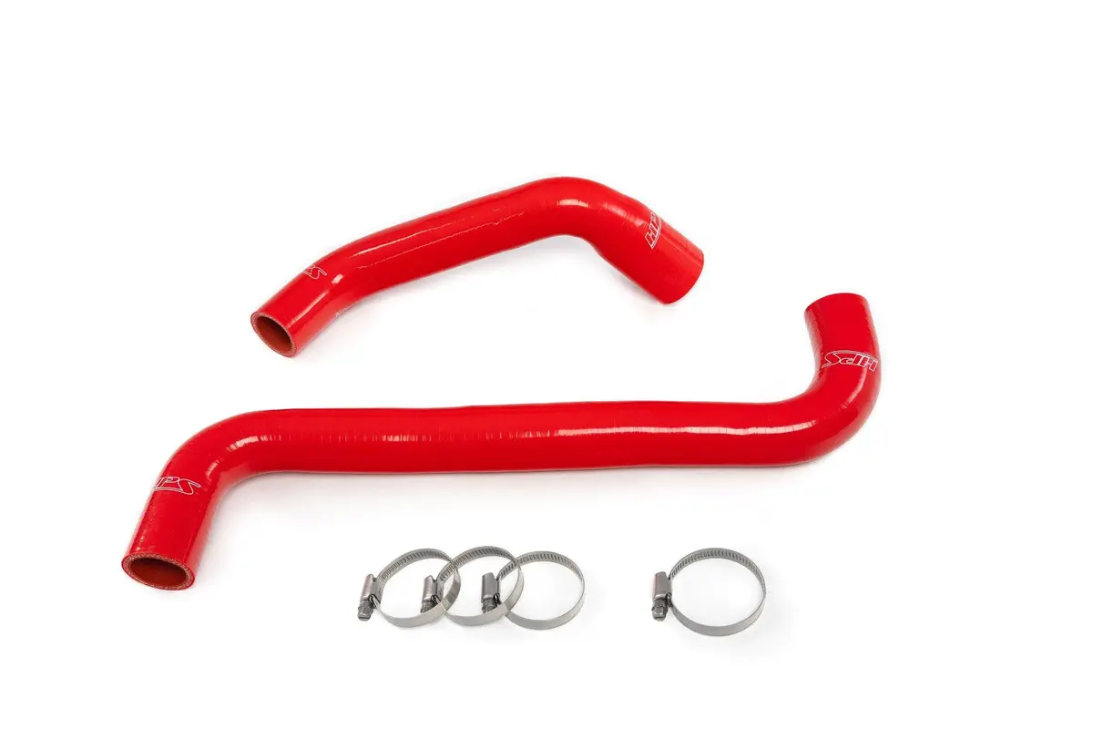 Hps Red 3-Ply Silicone Radiator Coolant Hose Kit For 05-08 Chevrolet Corvette Ls2 Ls3 Ls7 1