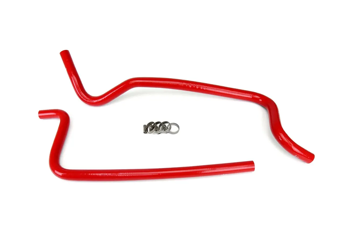 Hps Red 3-Ply Silicone Heater Coolant Hose Kit For Jeep 02-06 Wrangler Tj 4.0L I6 1
