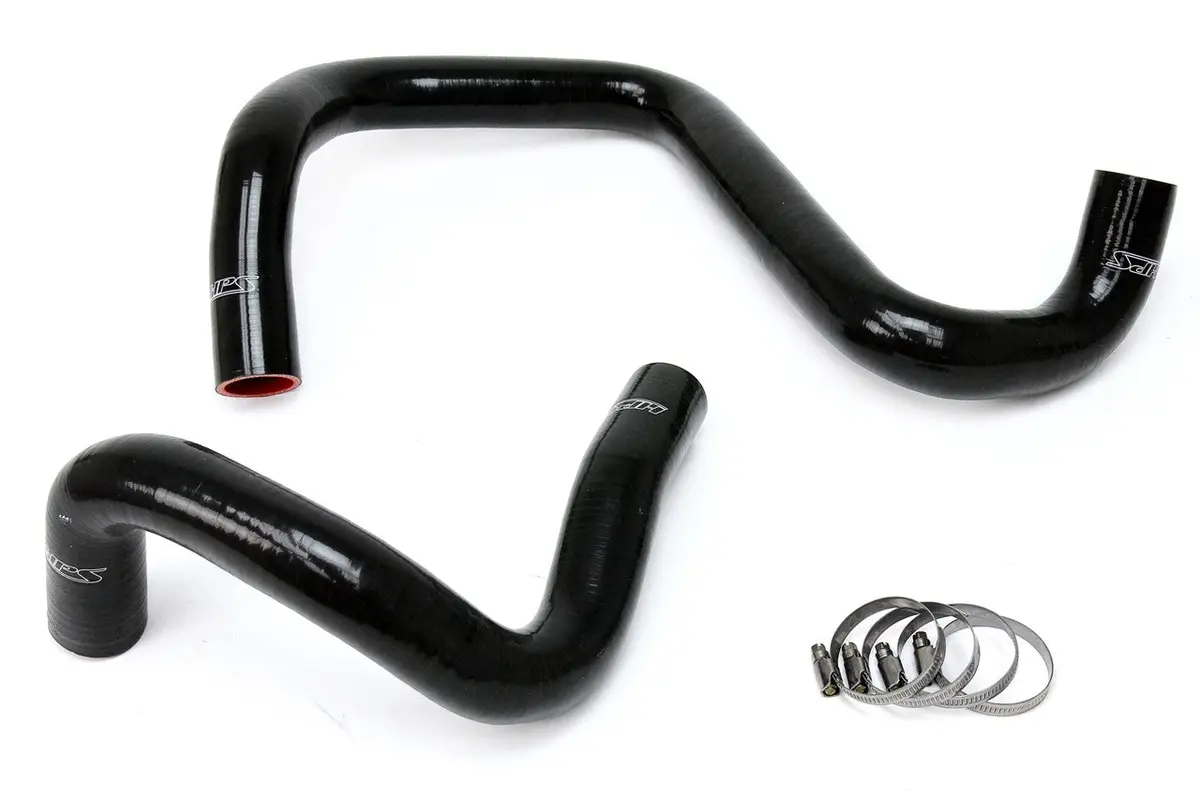 Hps Black 3-Ply Silicone Radiator Coolant Hose Kit For 12-17 Jeep Wrangler Jk & Unlimited 3.6L 1
