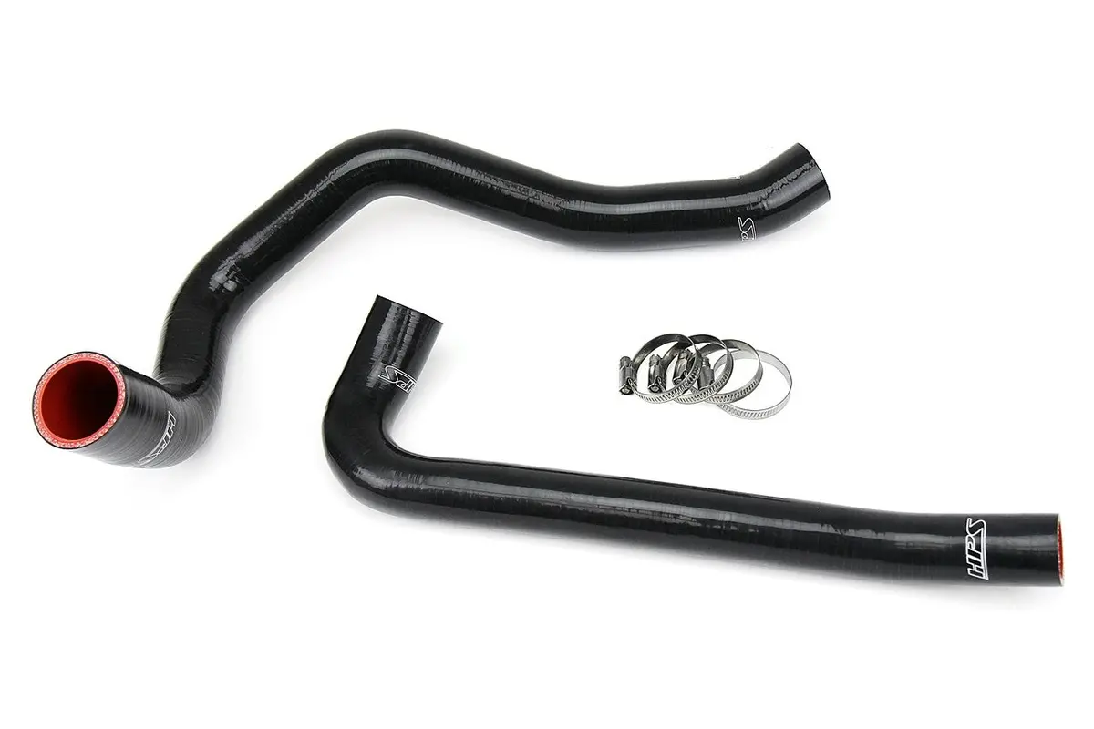 Hps Black 3-Ply Silicone Radiator Coolant Hose Kit For 97-02 Jeep Wrangler Tj 2.5L 4Cyl 1