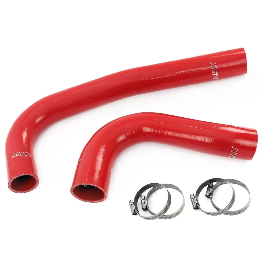 Hps Red 3-Ply Silicone Radiator Coolant Hose Kit For 10-12 Ram 2500 3500 6.7L Diesel 1